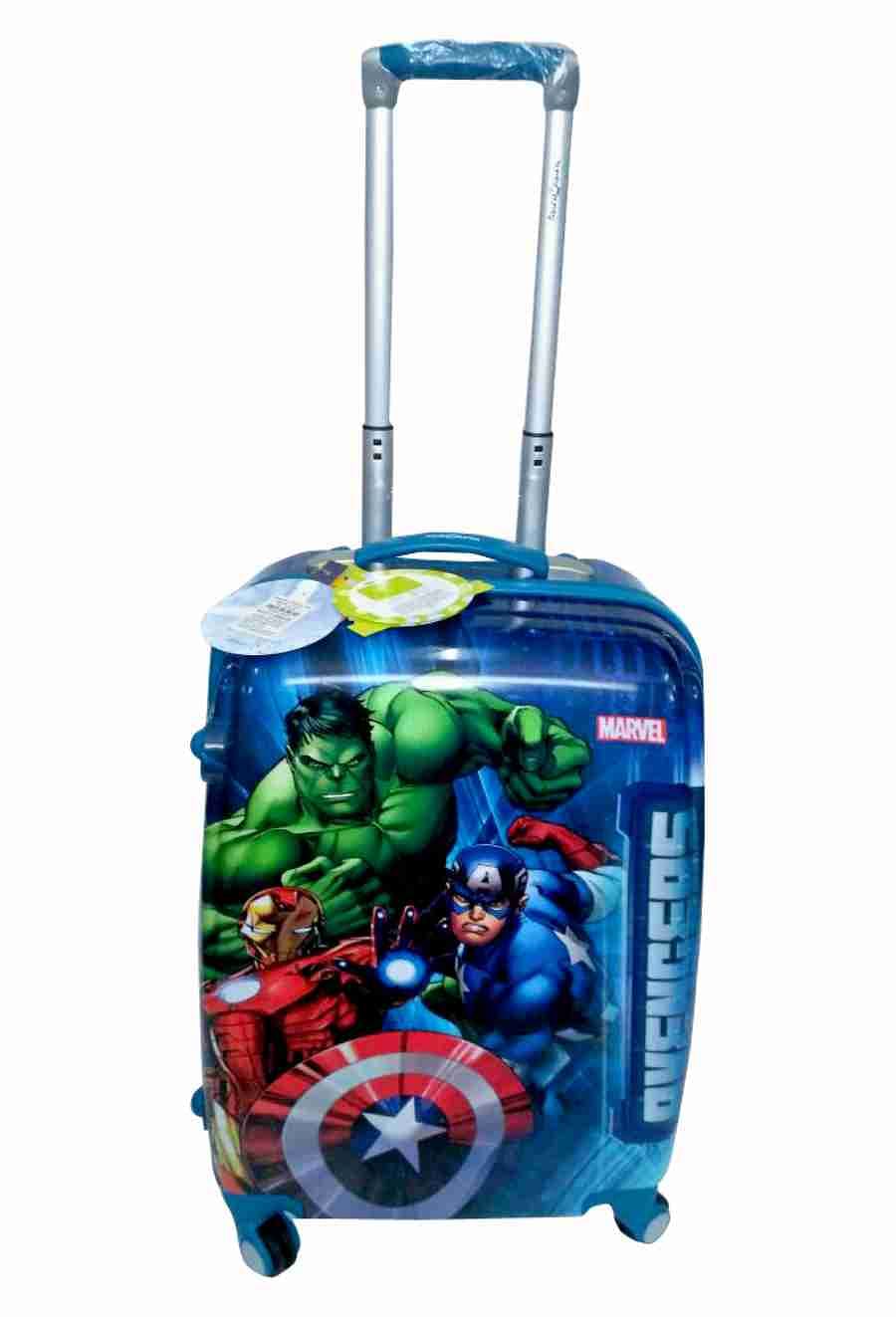 (18") Avengers Print Kids Trolley Bag - Blue
